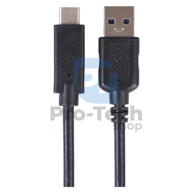 USB kábel 3.0 A/M - USB 3.1 C/M 1m fekete, Quick charge 71390