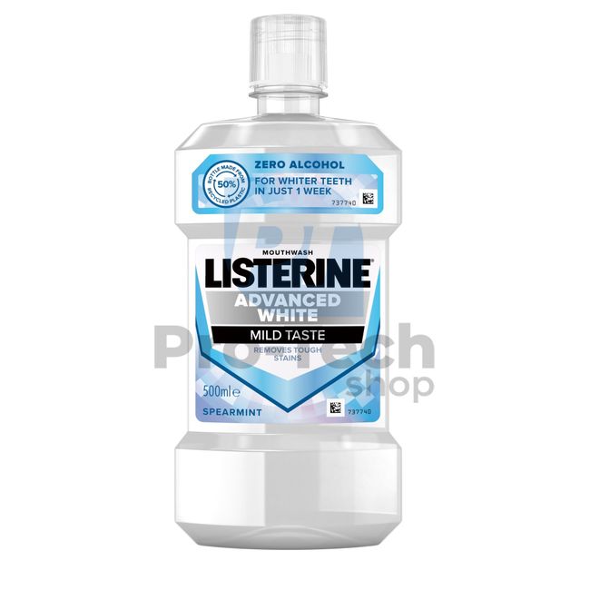 Listerine Advanced White Mild Taste 500ml szájvíz 30582