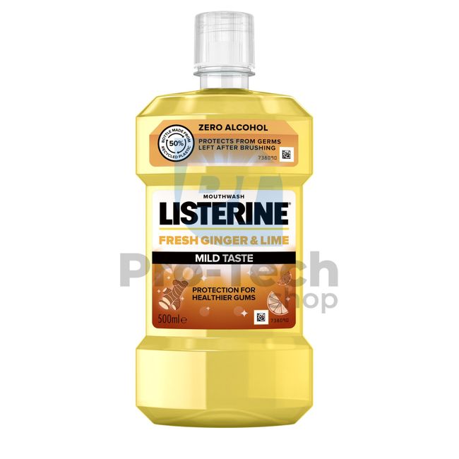 Listerine Fresh Ginger & Lime Mild Taste 500ml szájvíz 30584