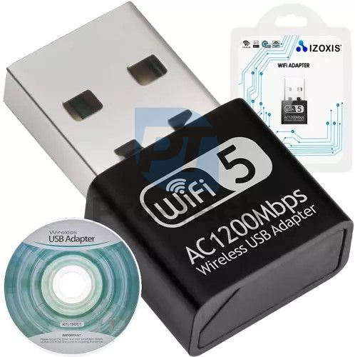 Wi-Fi Adapter - USB 1200Mbps Izoxis 19181 75550