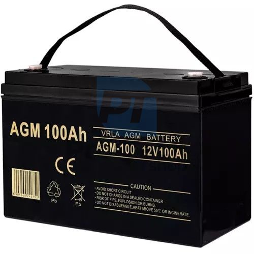Tartalék akkumulátor AGM Plus 12V 100AH 75595