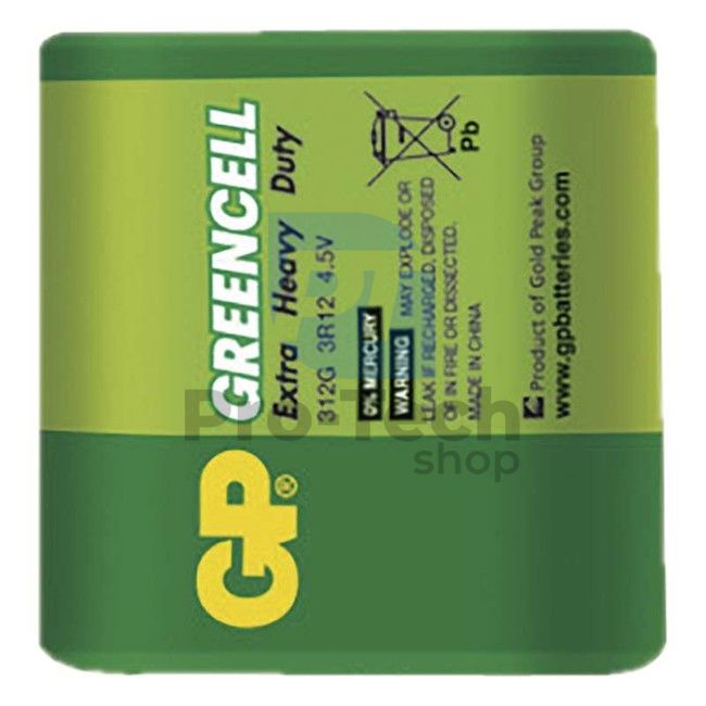 Cink-klorid elem GP Greencell 3R12 (4,5V) 71035